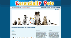 Desktop Screenshot of essentiallypets.com
